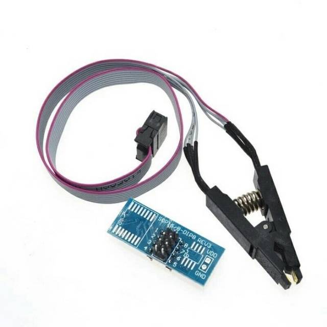 Penjepit IC Winbond, IC Flash, IC Bios, Rom, SOIC8, SOP8, IC Receiver Parabola, TV LCD dll