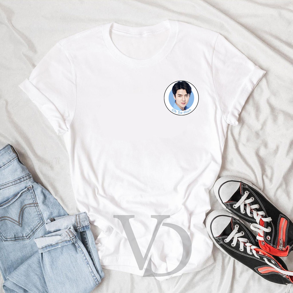 sehun se hun  kaos korea / baju korean EXO / tshirt oppa korea lover /oversized tee / baju jumbo