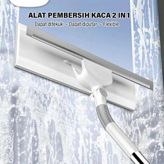 Flexible Glass Cleaning Brush | Alat pembersih Kaca ORIGINAL READY