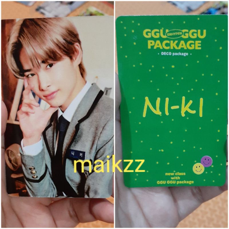 Enhypen Ggu Ggu Package Photocard Kpop