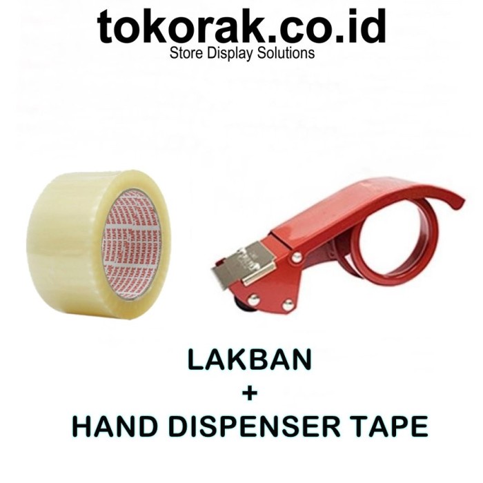 

Nikmati Paket Lakban Bening 2 Inch Daimaru + Handy Dispenser Tape Kenko Terlaris