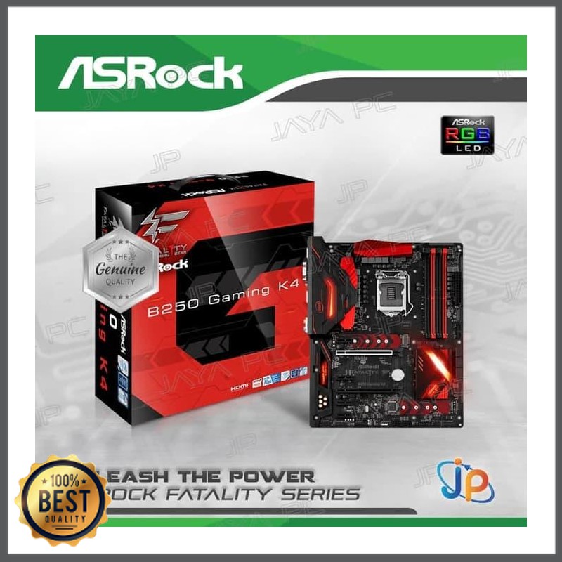 Carddiem Shop Motherboard Asrock Fatal1ty B250 Gaming K4 Lga1151 Ddr4 Usb3 1 Jf 52 2194 Shopee Indonesia