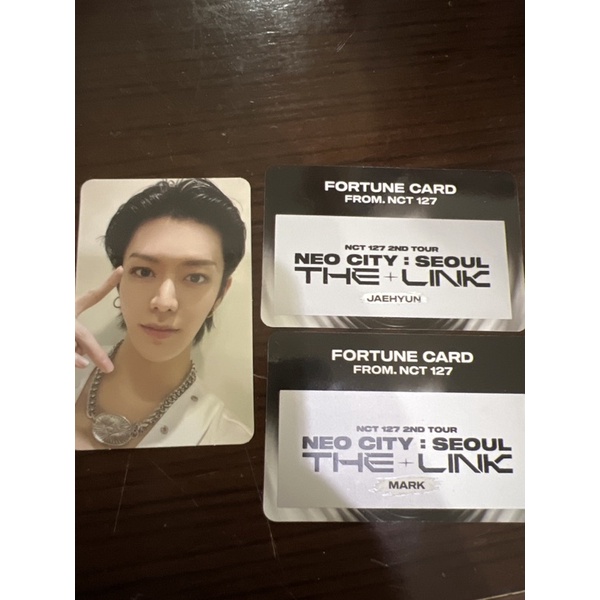 fortune card neo city the link yuta selca jaehyun mark scratch card