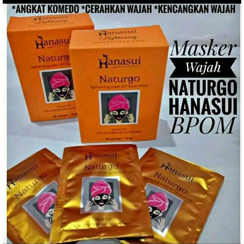 MASKER NATURGO HANASUI OREN