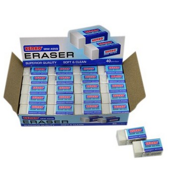 

Penghapus Putih Kenko Eraser ERW 40SQ Soft Clean Original.