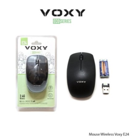 MOUSE WIRELESS VOXY E24 bonus baterai HARGA TERMURAH