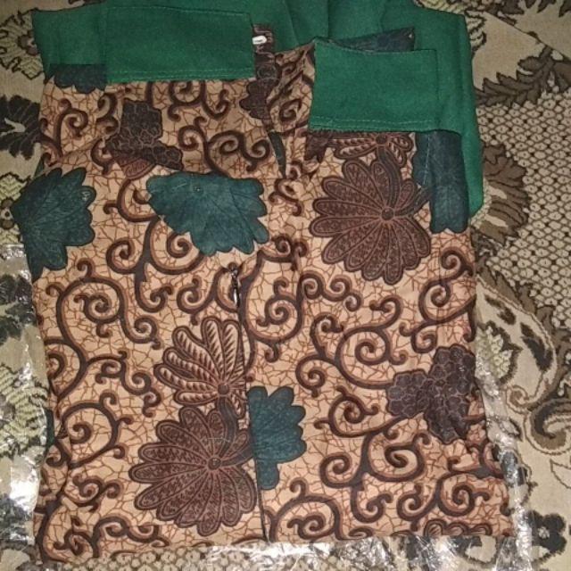 Gamis Batik Rempel Misya Style Baju Batik Muslim Wanita Modern Gamis Syari Asdf
