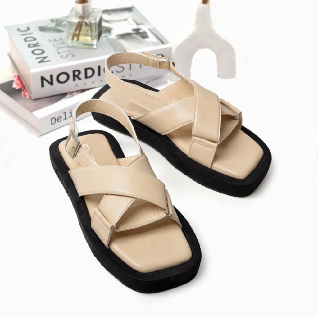 Sandal Tali Belakang Platform wanita NIKITA CLORIE