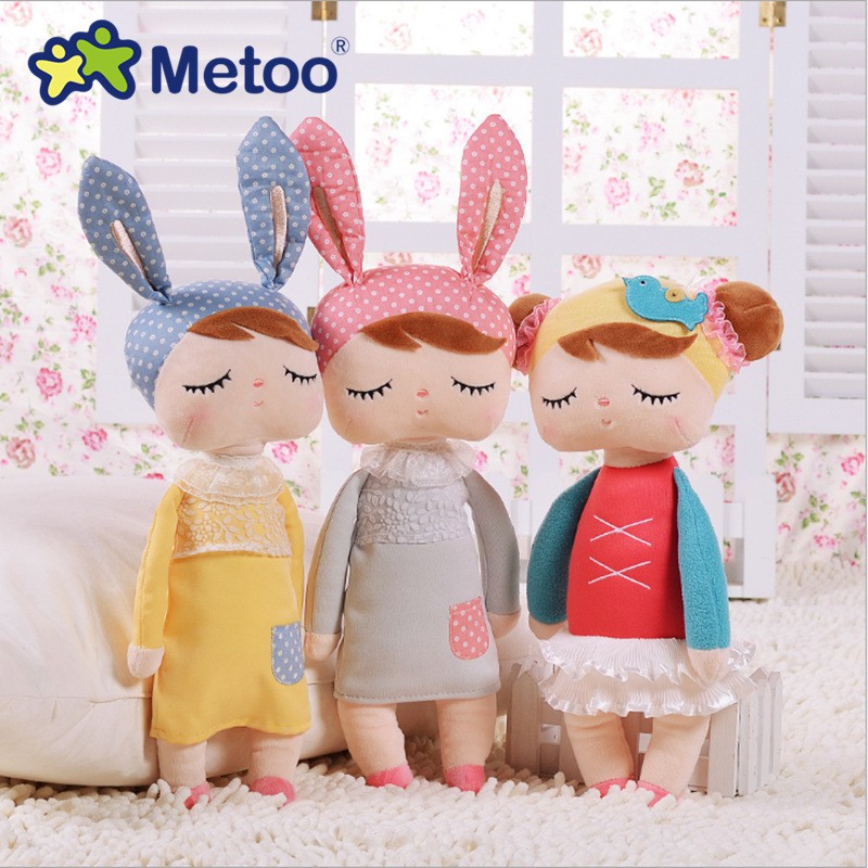 WE Boneka Metoo ORIGINAL Angela Baby, Metoo Kelinci, Panda, Totoro, Poci FREE PAPPER BAG