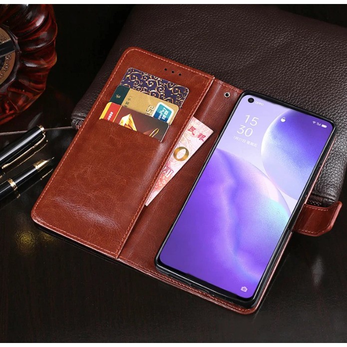 Oppo Reno 5 Flip Cover Wallet Leather Case