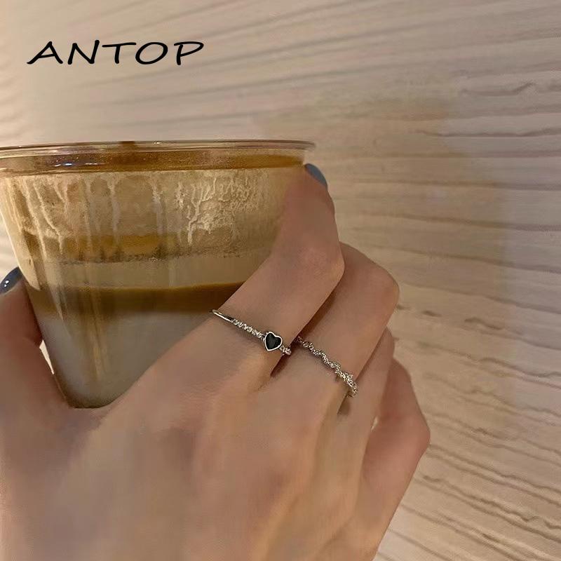 Cincin Jari Telunjuk Desain Hati Untuk Wanita