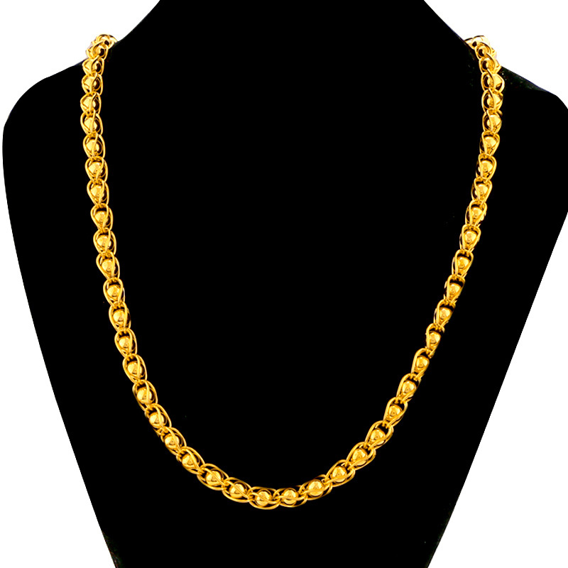 Kalung Emas Asli Kadar 375 Panjang 7m 60cm Berat 82g Untuk Pria