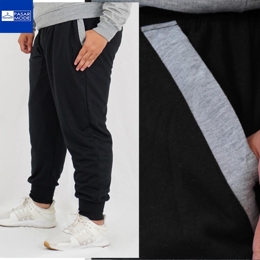 Celana Joger Pria BIG SIZE / JUMBO Jogger Pants - MEDIAN