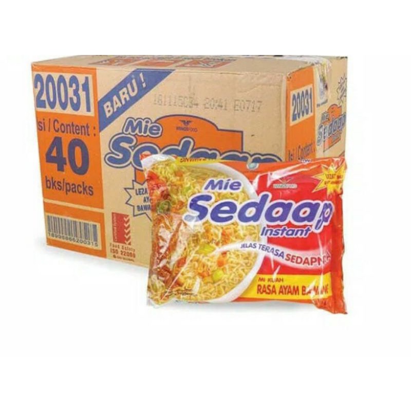 Jual Mie Sedaap Ayam Bawang 1 Karton 40pcs Shopee Indonesia