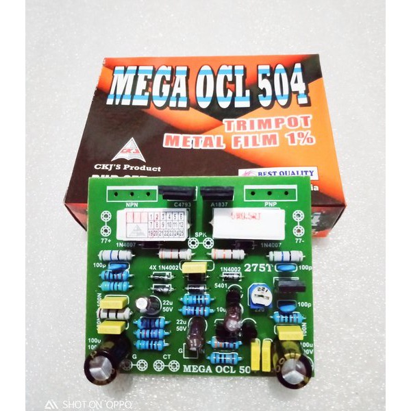 KIT Driver Mega OCL 504 500 Watt By CKJ PHB 275 T