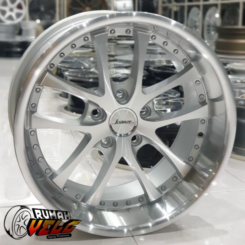 Velg Mobil Surabaya R17 LXZ + BAN 215/45/17 FALKEN H5x114.3 lebar 8.5/9.5 et 38/33 use BRV