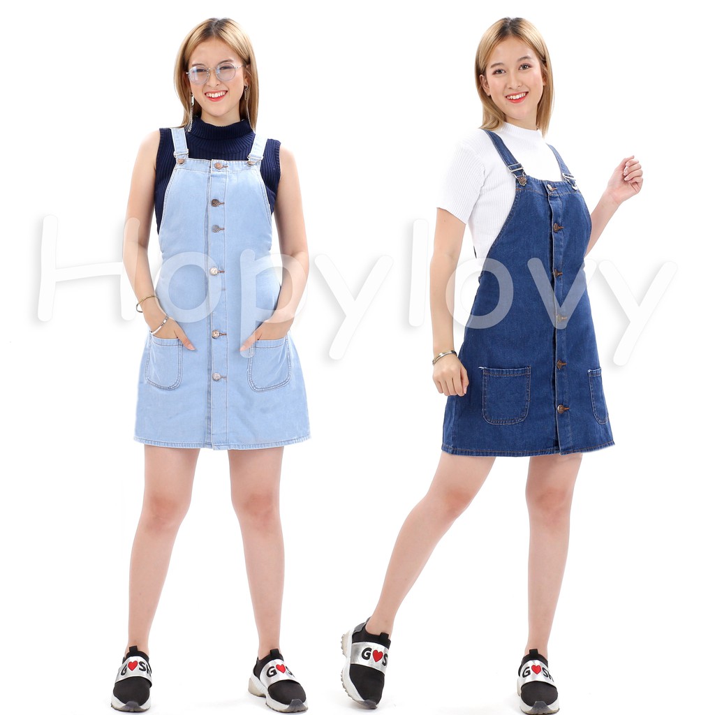 HOPYLOVY - Overall Jeans Wanita Josina