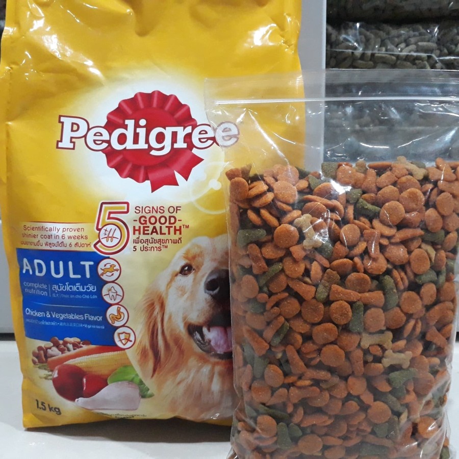 Makanan Anjing Pedigree Chicken Repack 1 Kg - Makanan Anjing Pedigree Dog Food