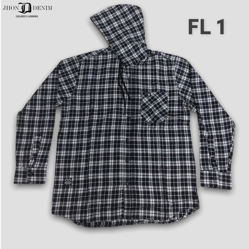 Kemeja Flanel - Flanel Kupluk Semi Jaket Original Surfakiller
