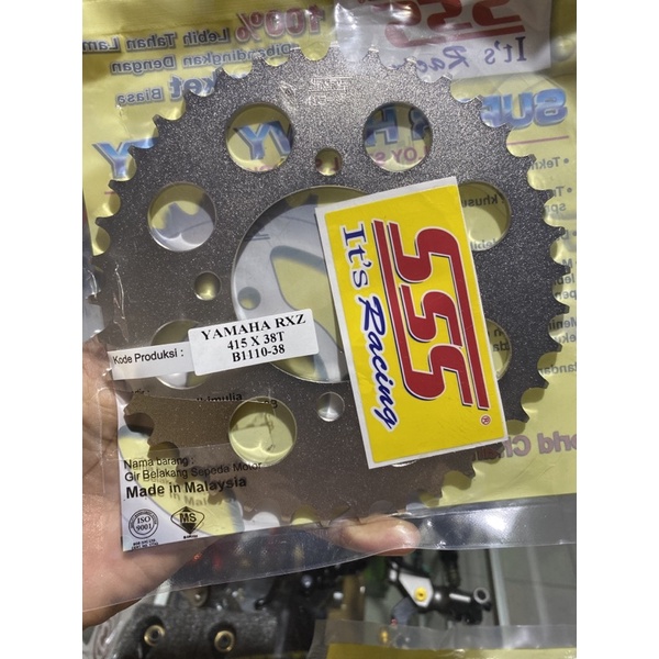 Gir Gear SSS Tripel S Belakang Yamaha Rx z king Jupiter Mx Vega 415 x 30 31 33 34 35 36 37 38 39 40-38