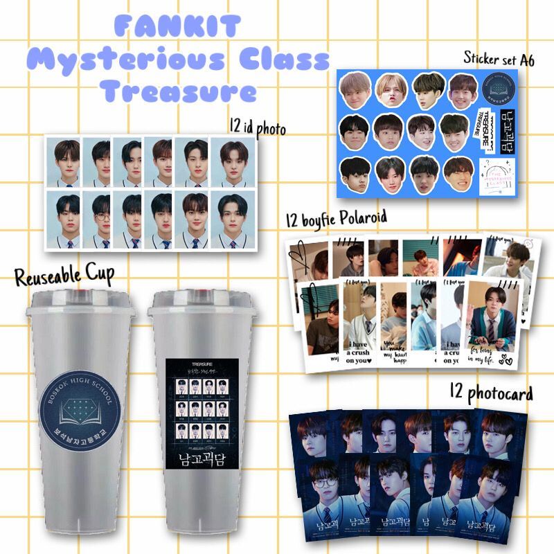 Reuseable Cup Treasure fankit web drama mysterious class