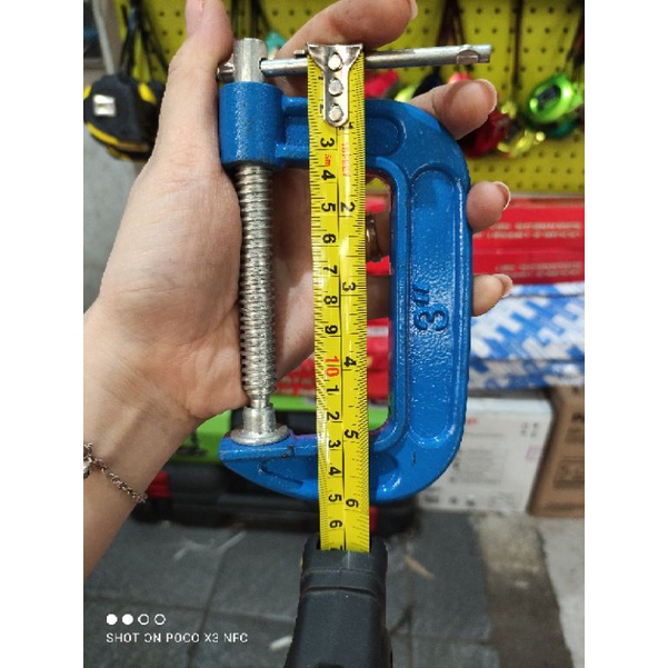 cingkau c 3in /claim c penjepit c 3inch  klem kayu/penjepit meja