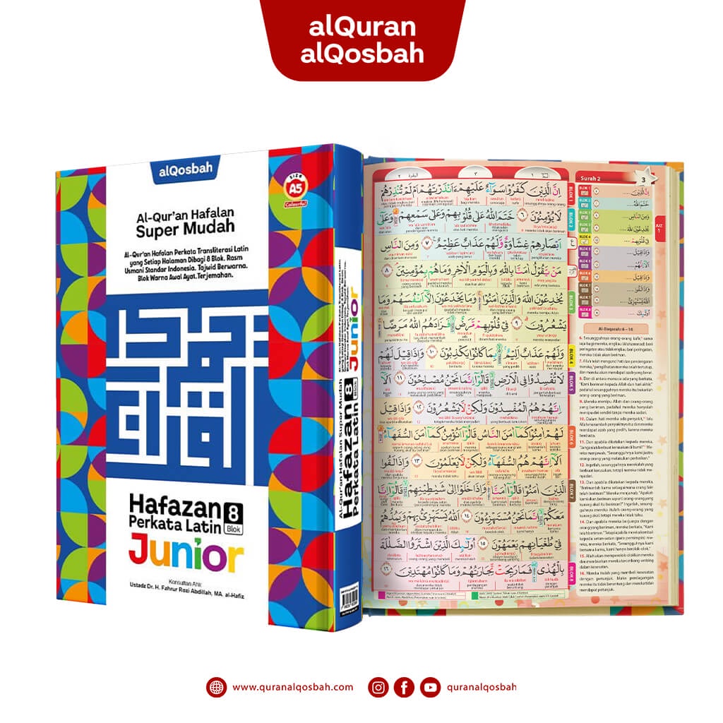 alquran hafalan perkata junior 8 blok jumbo a4