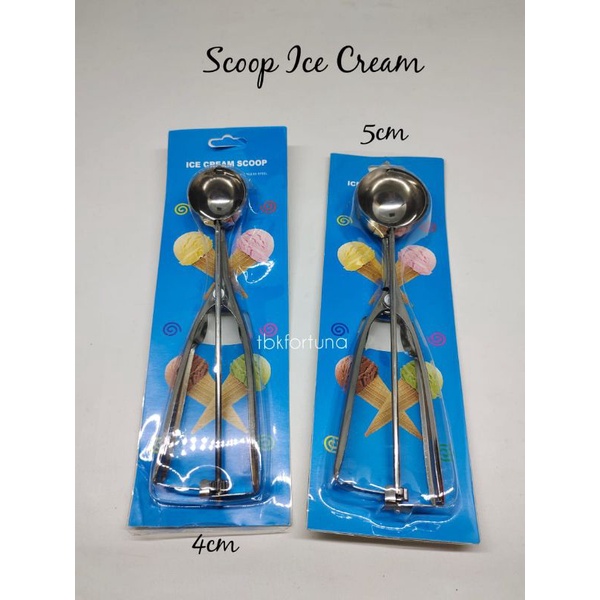 Scoop Ice Cream Stainless (4&5cm)
