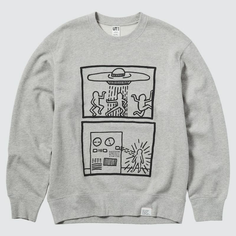 sweater crewneck keith haring uniqlo pria original