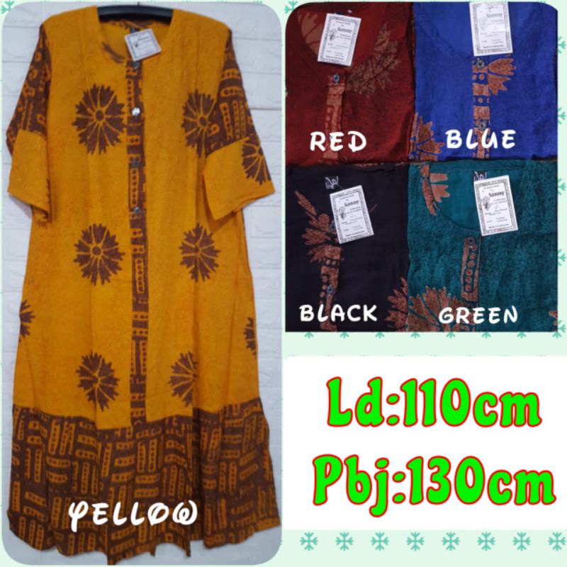 Daster batik Sammy long dress Pekalongan