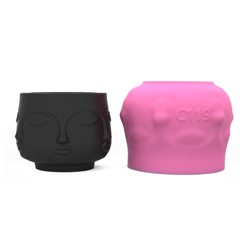 Siy Cetakan Resin Epoksi Bentuk Pot Tanaman Sukulenbunga