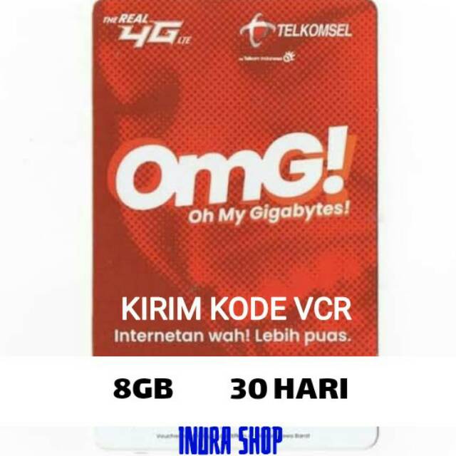 VOUCHER TELKOMSEL 8GB (KIRIM KODE VOUCHER)