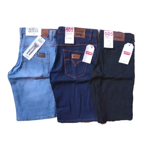 celana jeans pendek stretch / non stretch / distro / reguler / skinny / melar ...size 27-38