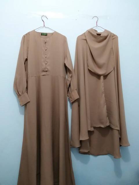 Gamis syar&quot;i basic set by resvy_collection