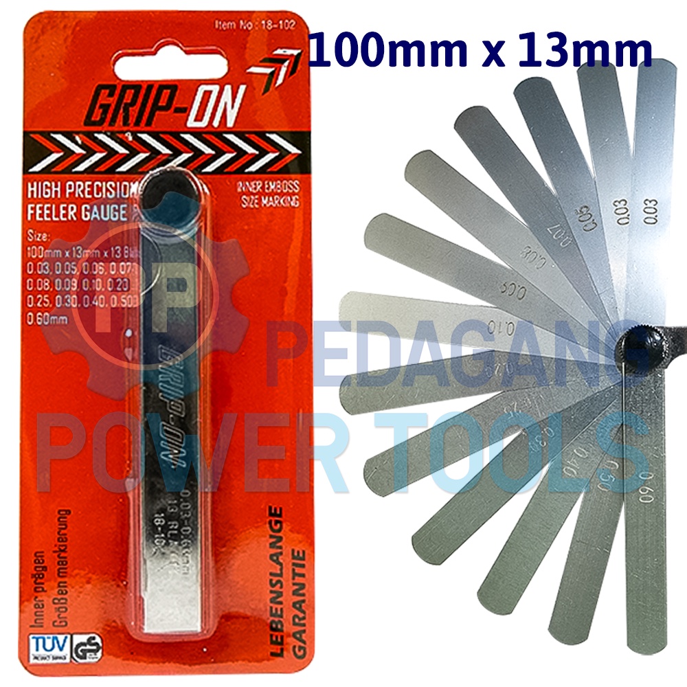 FULLER 13 BLADES - HIGH PRECISION FEELER GAUGE GRIP ON 18-102