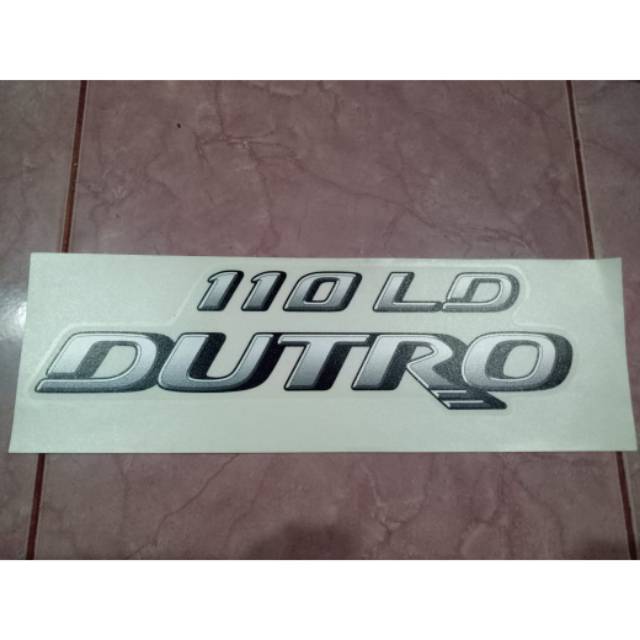 STICKER HINO DUTRO 110 LD