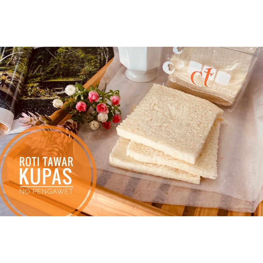 

CT BREAD ROTI TAWAR KUPAS MURAH DAN ENAK (NO PENGAWET
