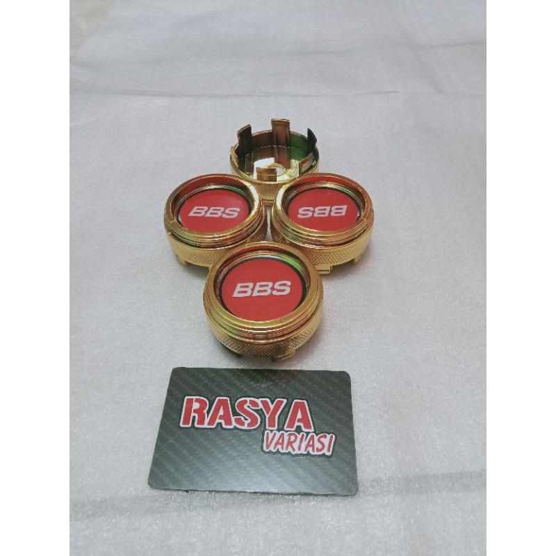 dop velg Dop roda BBS silinder gold emas diameter kaki 5,5cm