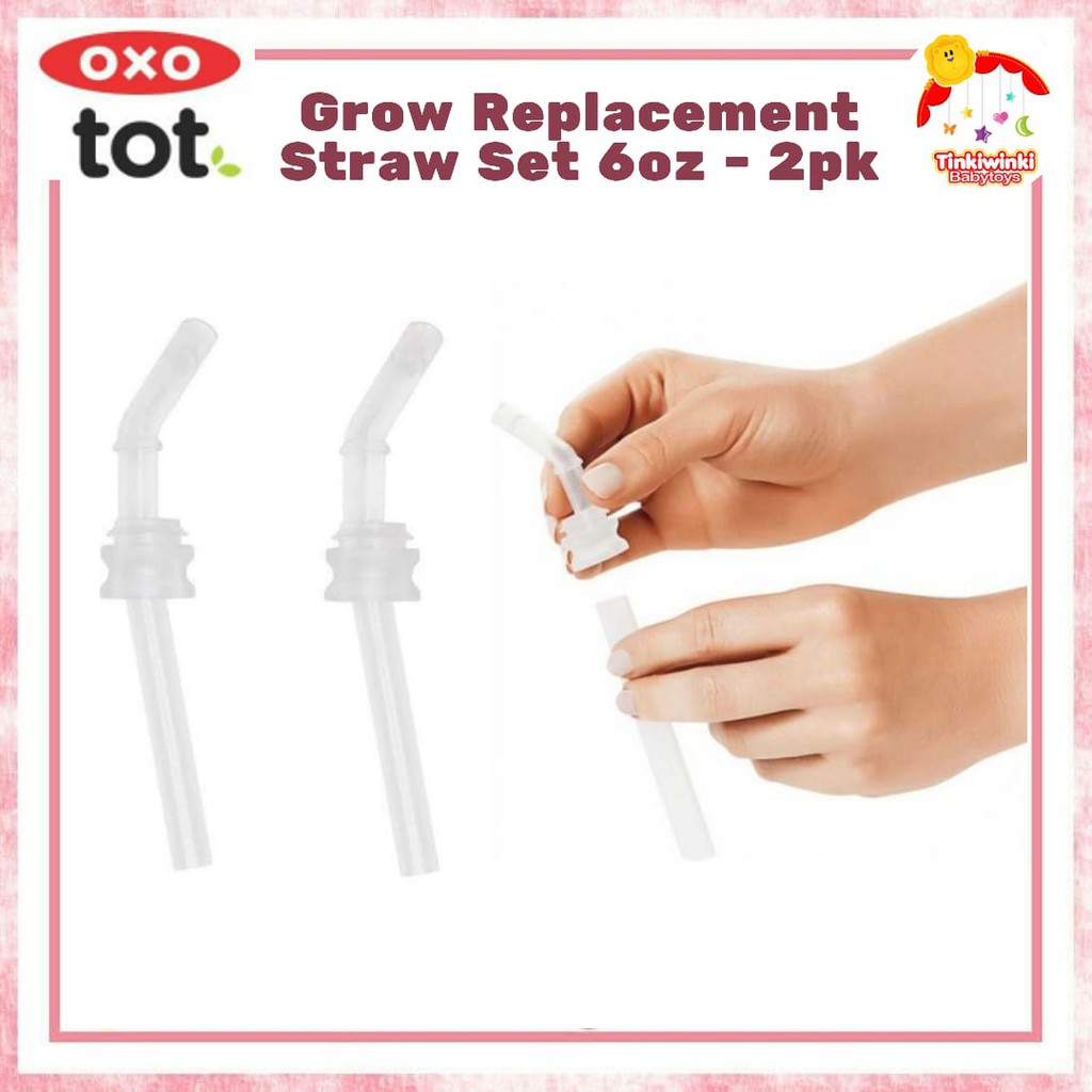 OXO Tot Grow Straw Cup Replacement Set 6oz - 2pk