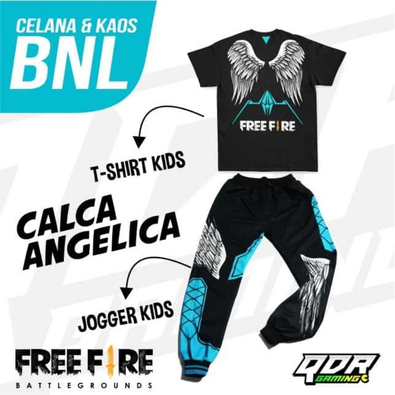 celana angel + baju angel ( BNL ) free fire