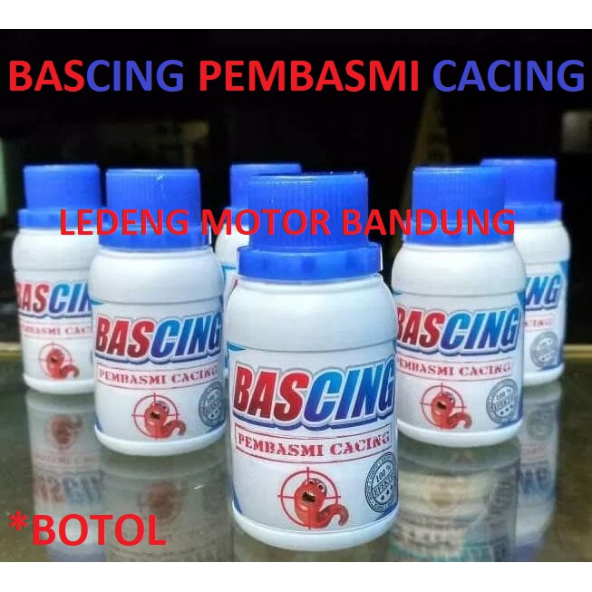 Botol BasCing Pembasmi Cacing Ulat Lipan Kaki Seribu di Tanah WC Kamar Mandi