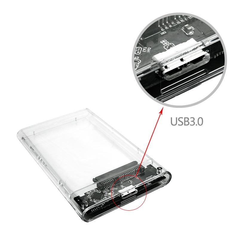 【6TB-5GBPS】Casing HDD Hardisk Eksternal/Case External Hardisk/External Hard Drive Case/HDD External Case 2.5&quot; USB 3.0