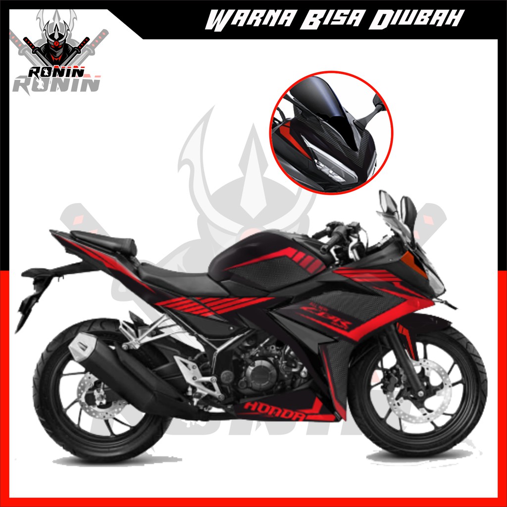 Decal Sticker FULL BODY CBR 150R Facelift Motif Stylish with Carbon (RED)