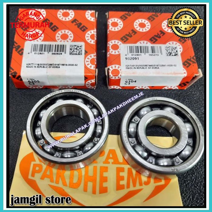 BEARING KRUK AS FAG C3 RX KING RXS RXZ JUPITER Z 110 CC FAG ORIGINAL LAHER LAKER BANDUL