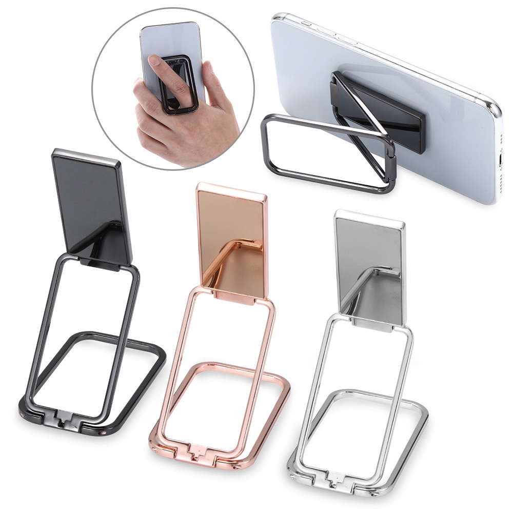 TOP Multi Angle Finger Ring Foldable Kickstand Phone Holder Mount Stand Meta Ultra Thin Adjustable 360 Rotation/Multicolor