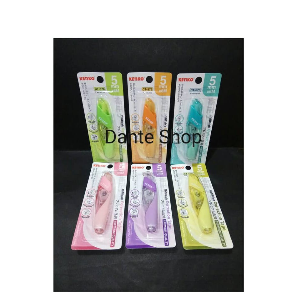 

NEW PRODUK TIP-EX KERTAS KENKO CT-878 JAPAN TECHNOLOGY ( PER PCS )