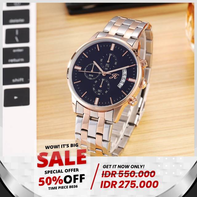 JT 8036 Jims Honey JAM TANGAN JT 8036 JIMSHONEY ORIGINAL