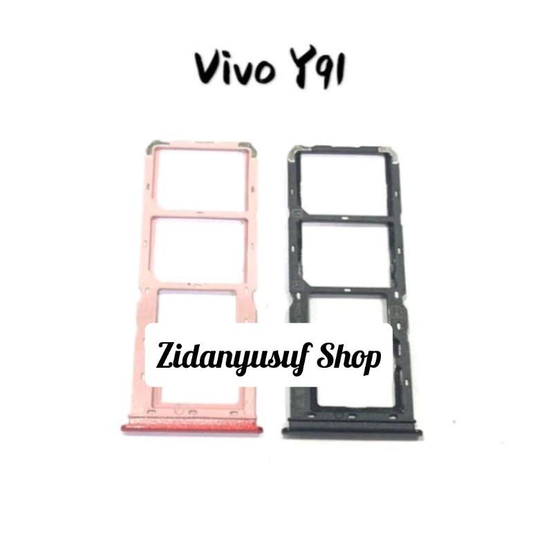 SIMTRAY SIMLOCK SLOT KARTU TEMPAT SIM VIVO Y91C / Y91 / Y93 / Y95 ORIGINAL