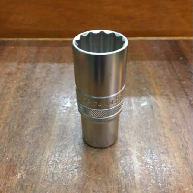mata kunci shock / sok deep wall 24 mm TEKIRO mata sok panjang - Putih