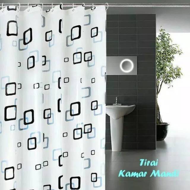Gorden kamar mandi - Tirai kamar mandi anti air